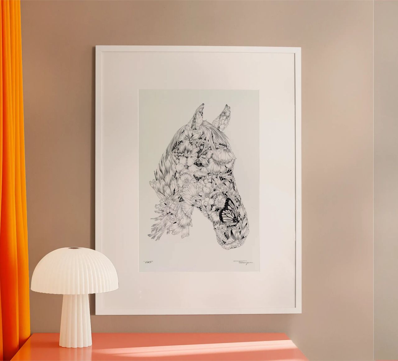Horse poster by Faunesque