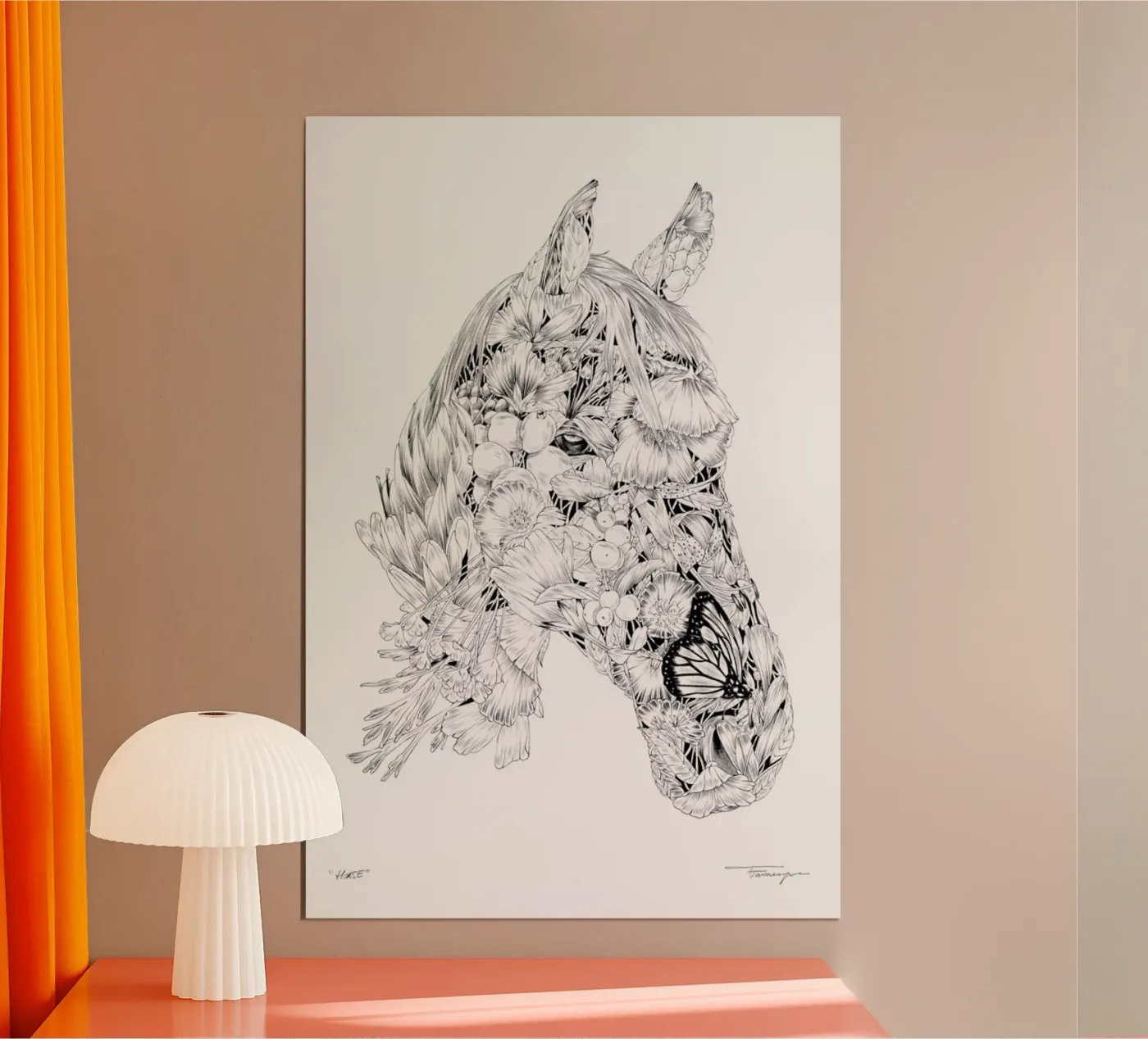 Horse poster da Faunesque