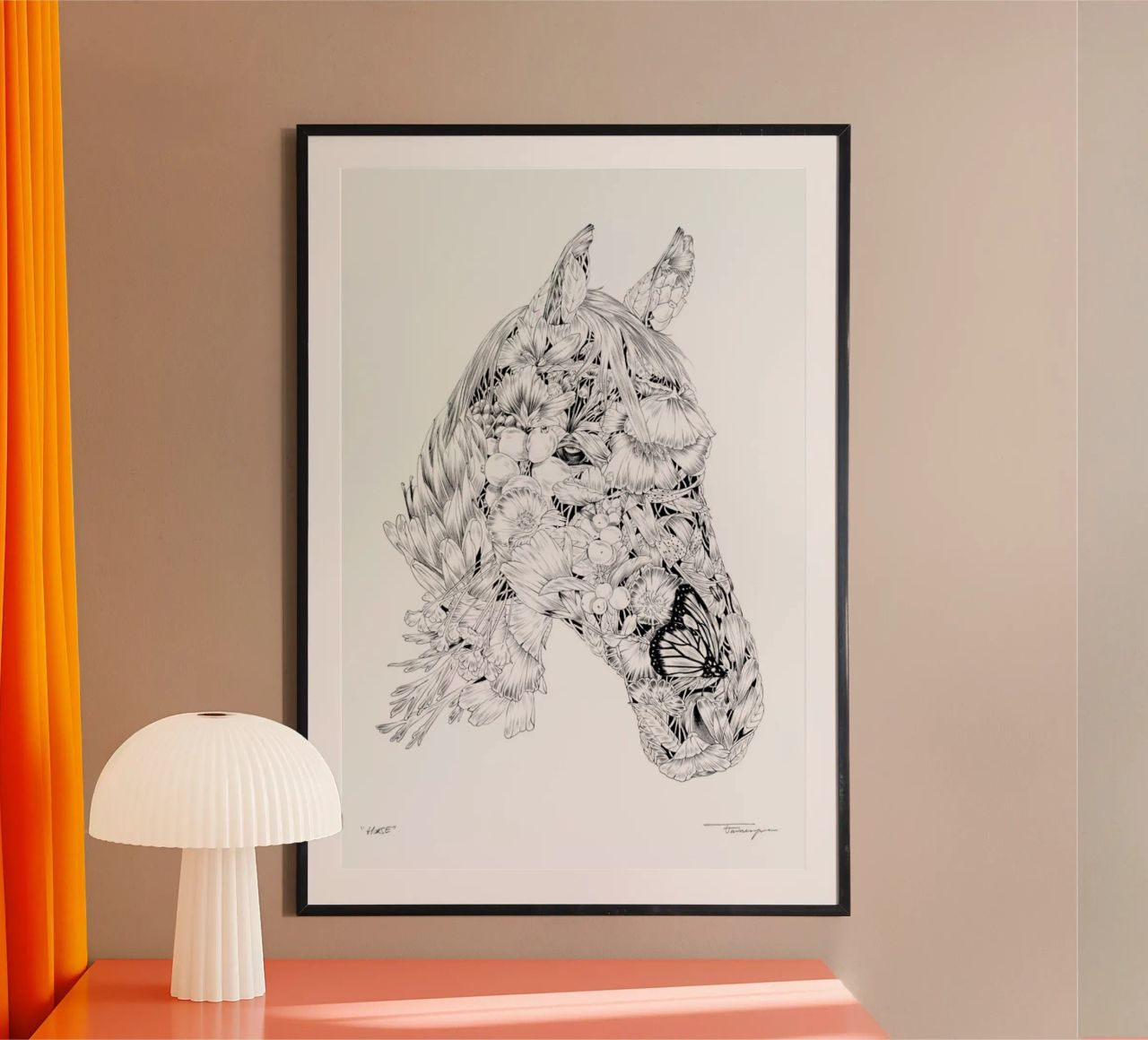 Horse poster by Faunesque