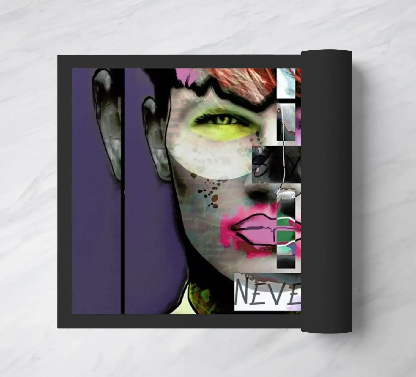 Never Say Never deurmat van Marcell Naubert