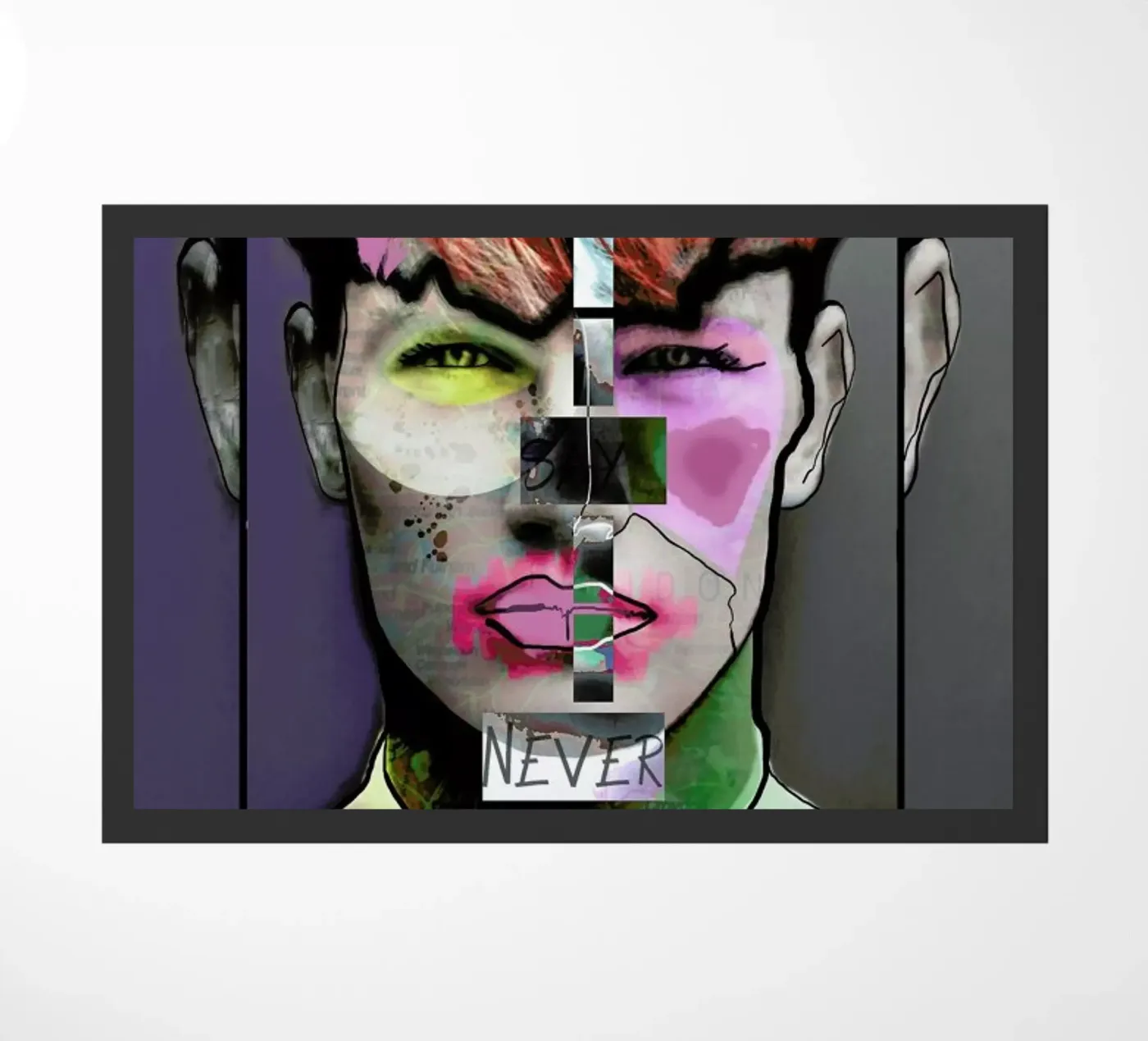 Never Say Never deurmat van Marcell Naubert