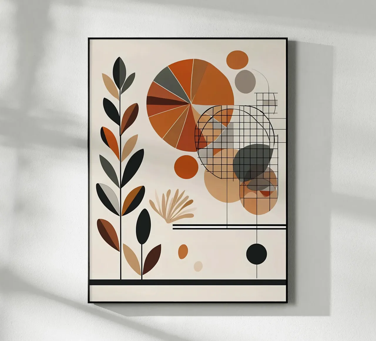 Geometria e flora calde plexiglass da Artistic-shop