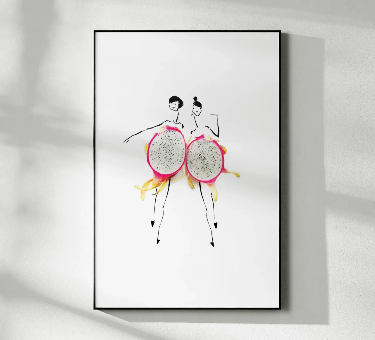 Dragonfruit Duo acrylic glass by Gretchen Roehrs