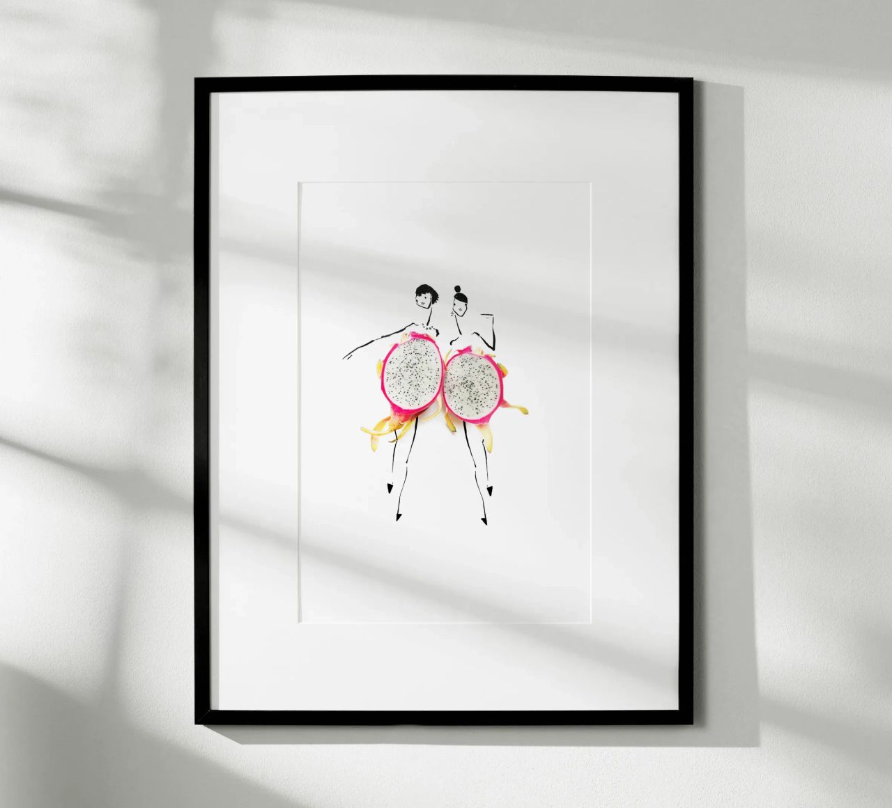 Dragonfruit Duo Poster von Gretchen Roehrs
