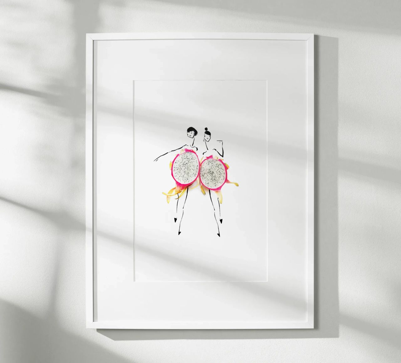 Dragonfruit Duo Poster von Gretchen Roehrs