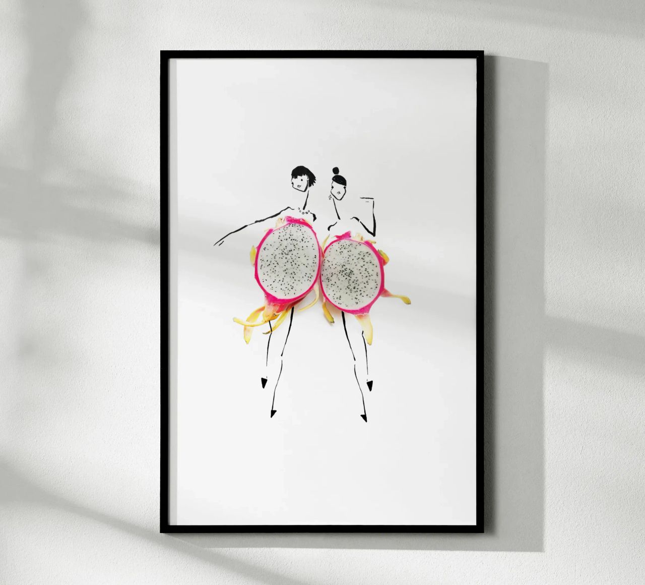 Dragonfruit Duo Poster von Gretchen Roehrs
