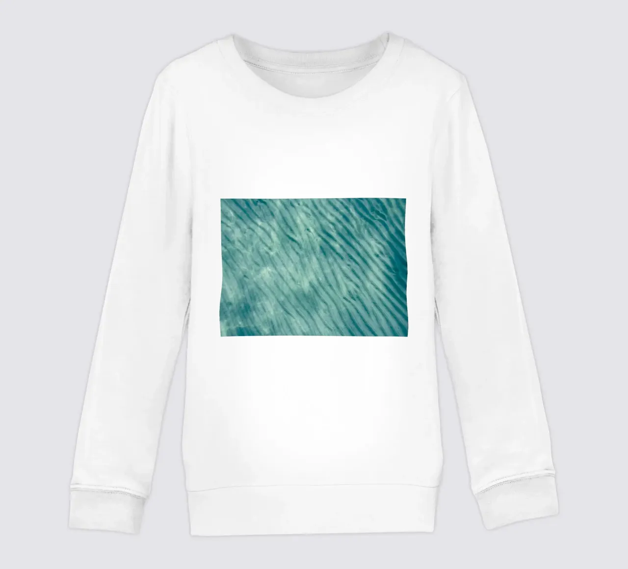 Increspature in verde acqua felpa bambino da Artistic-shop