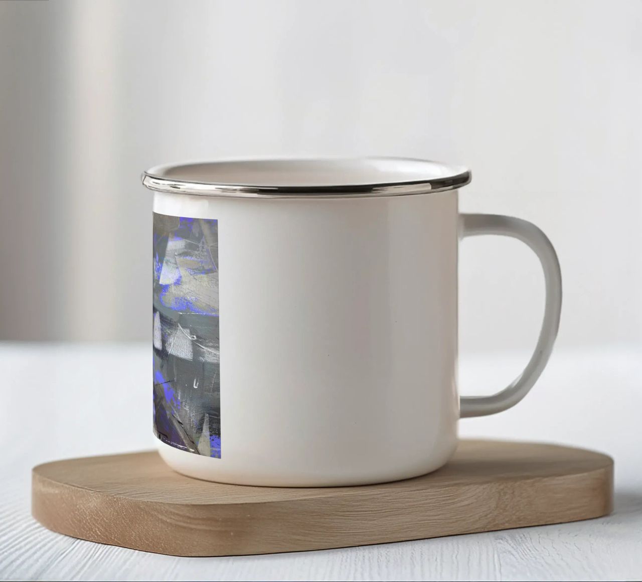 Profondità cromatiche tazza in smalto da Artistic-shop