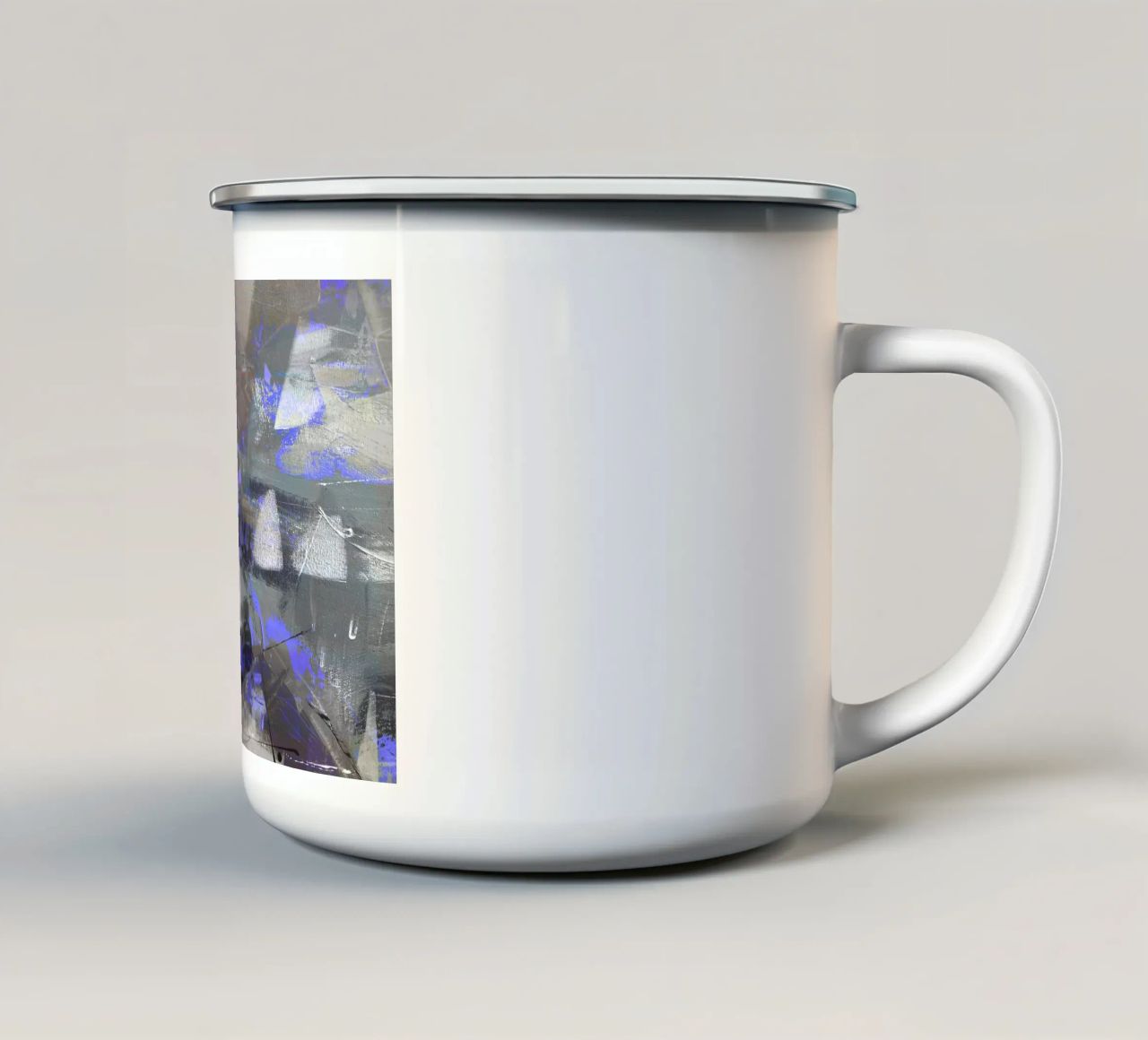 Profondità cromatiche tazza in smalto da Artistic-shop
