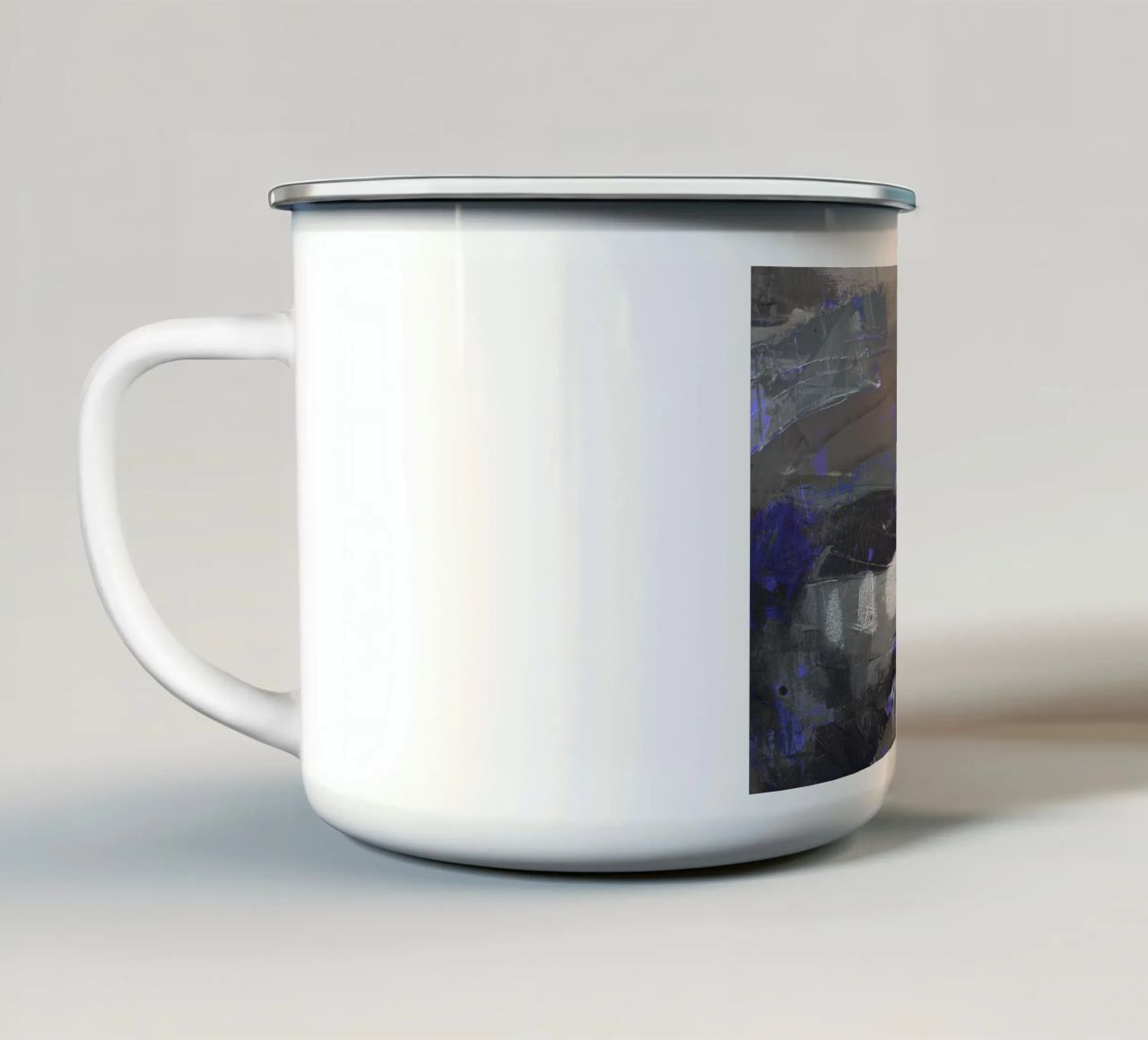 Profondità cromatiche tazza in smalto da Artistic-shop