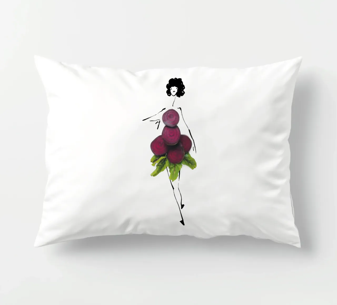 Feel the Beet cuscino da Gretchen Roehrs