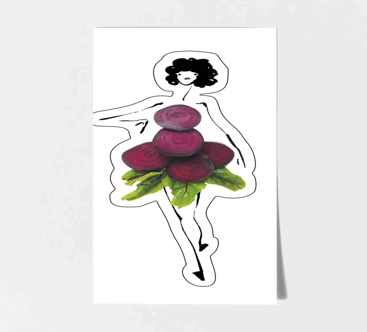 Feel the Beet Stickerbogen von Gretchen Roehrs
