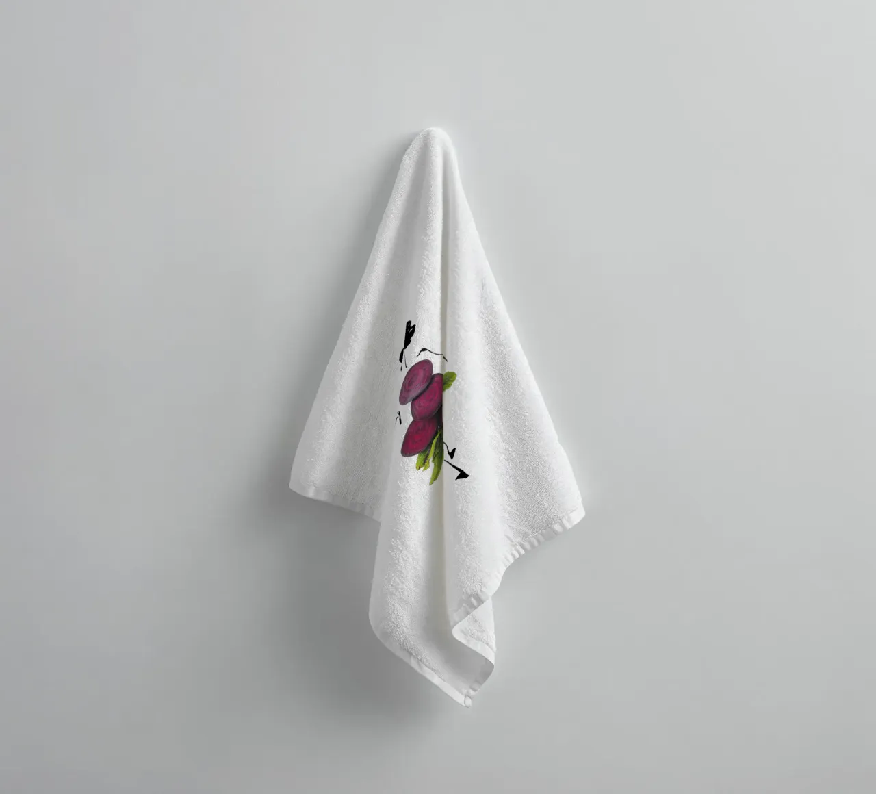 Feel the Beet asciugamano da bagno da Gretchen Roehrs