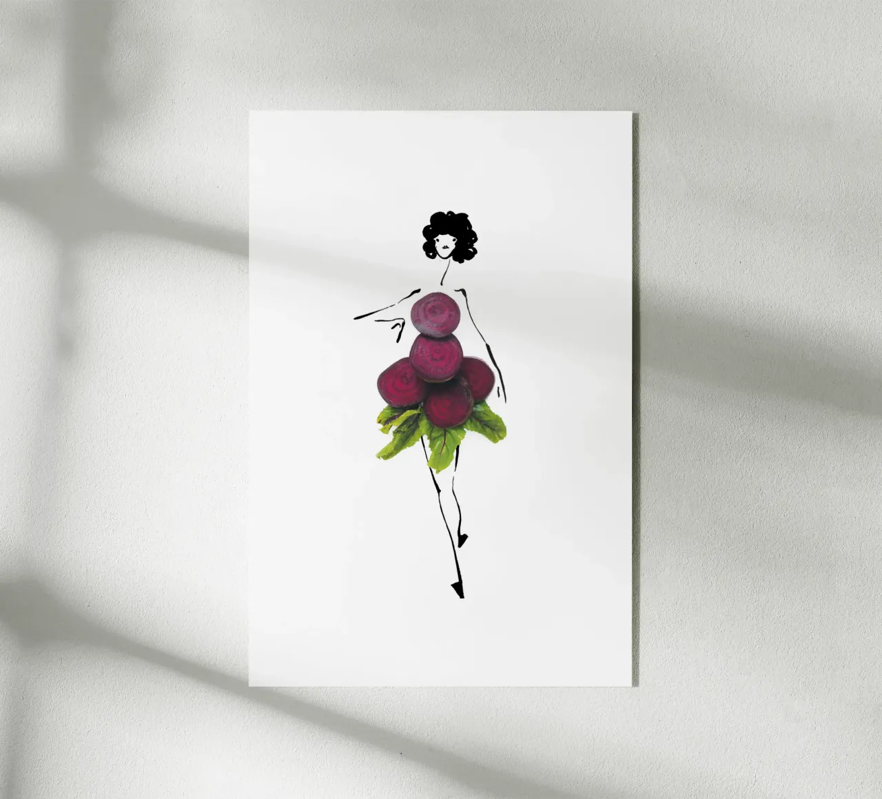 Feel the Beet plexiglass da Gretchen Roehrs