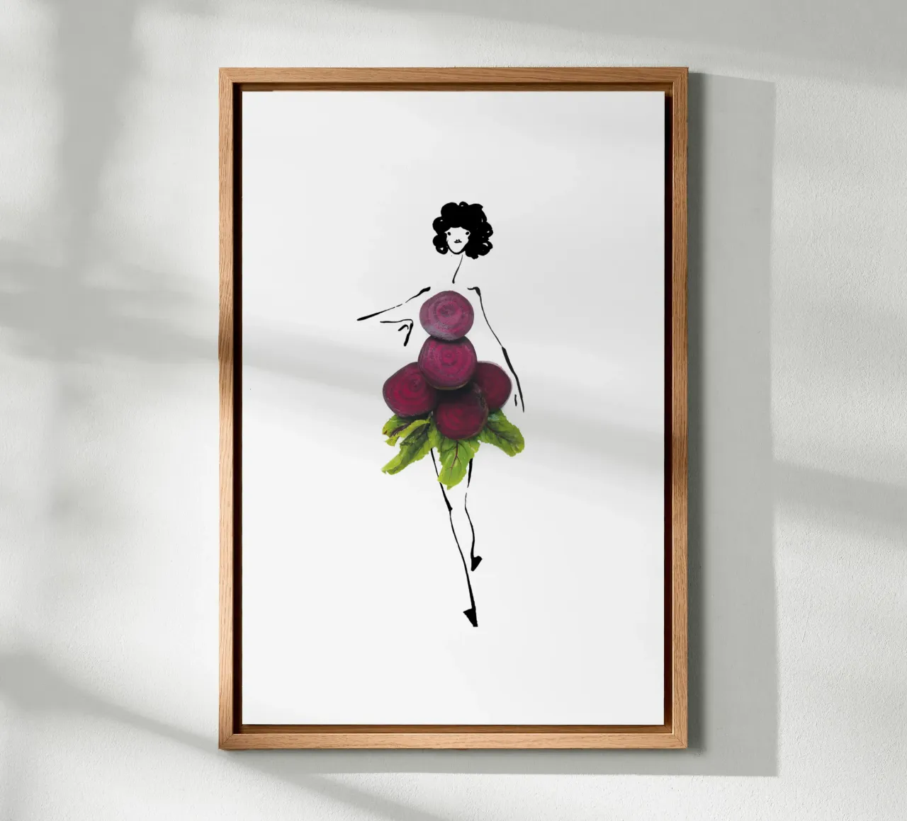Feel the Beet canvas met Baklijst van Gretchen Roehrs