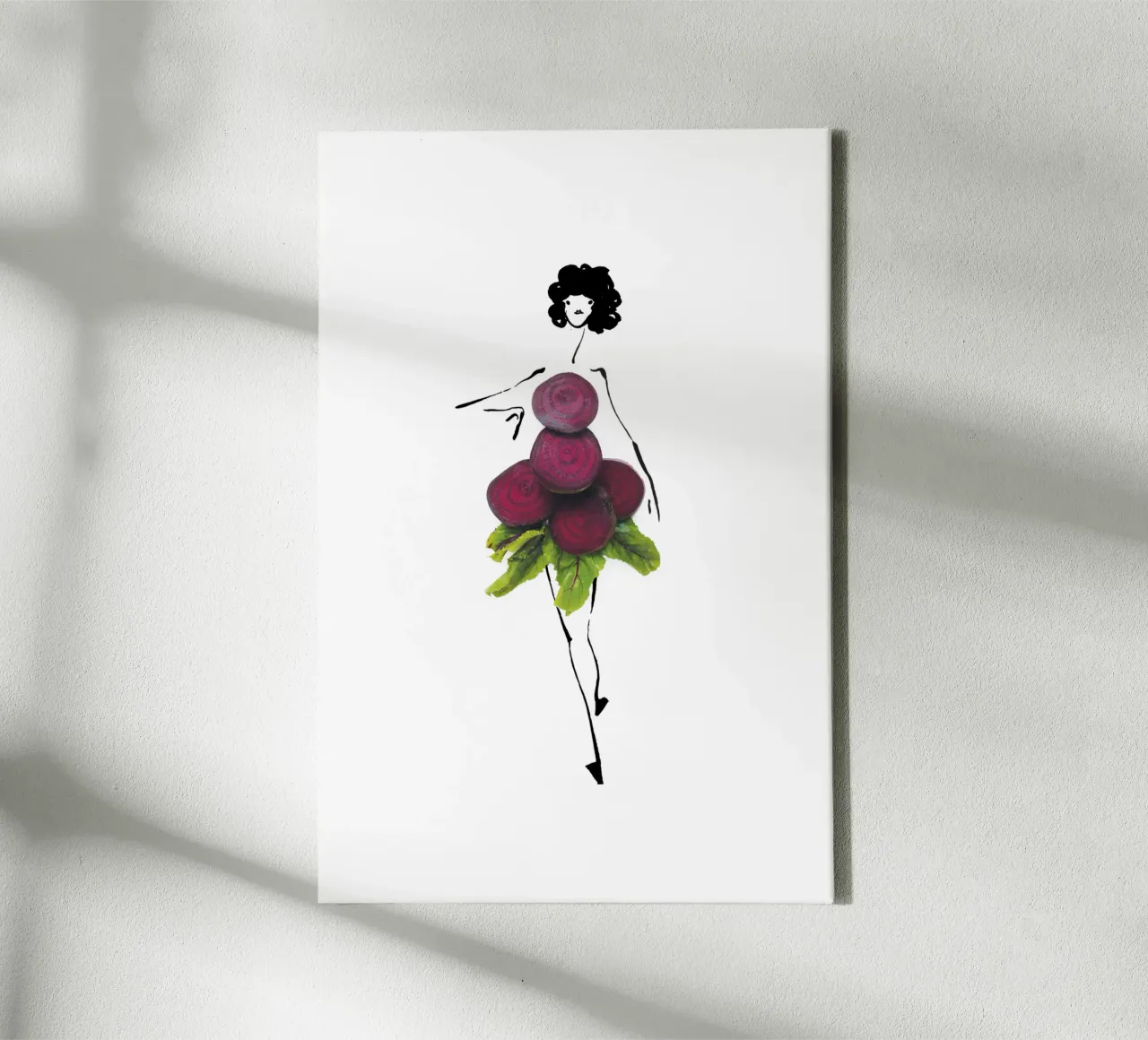 Feel the Beet canvas met Baklijst van Gretchen Roehrs