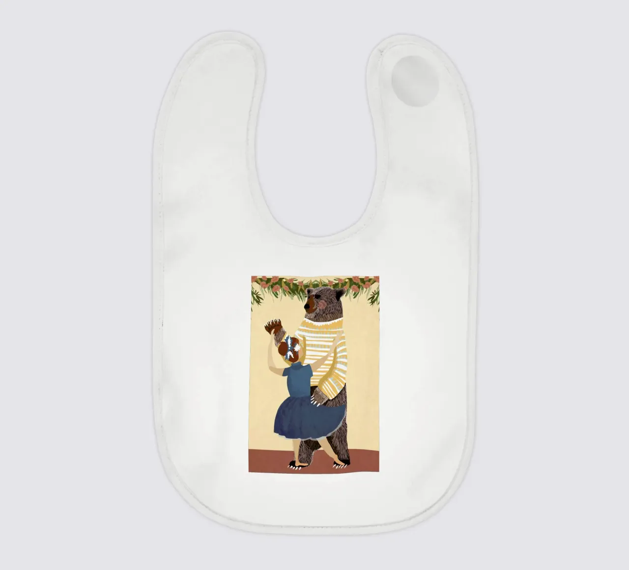 Dance baby bib by Amalia Restrepo