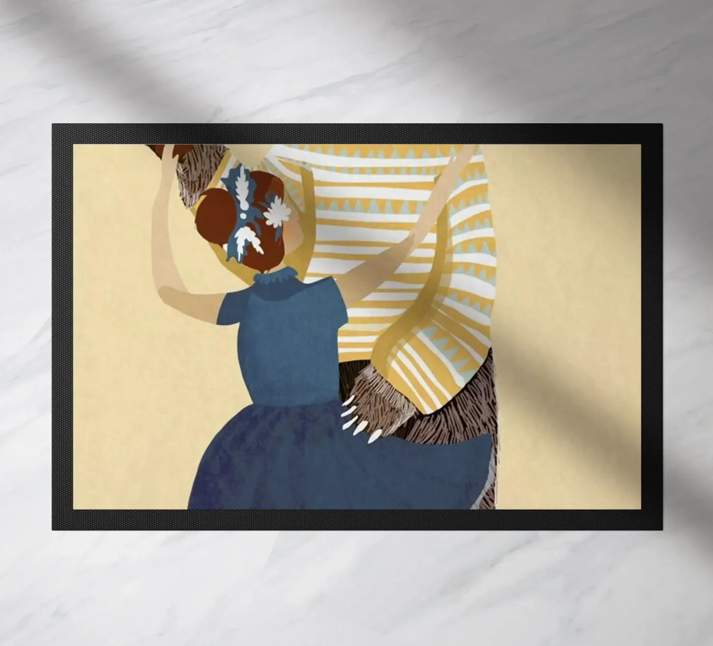 Dance doormat by Amalia Restrepo