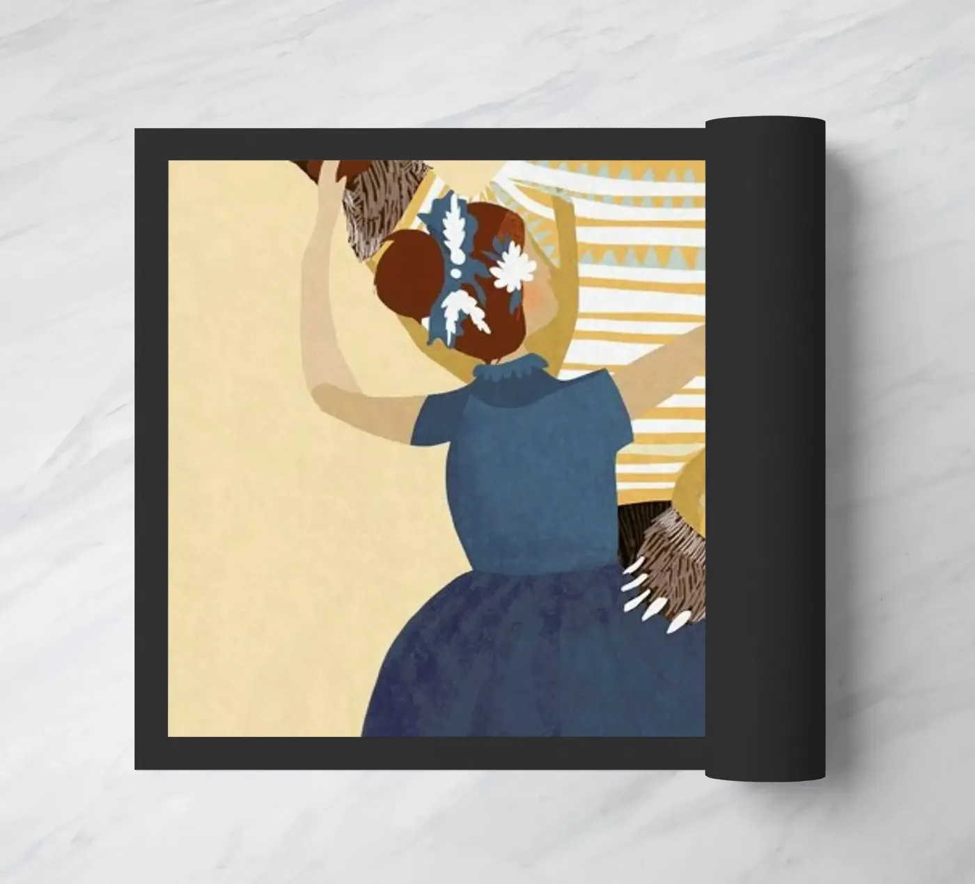 Dance doormat by Amalia Restrepo