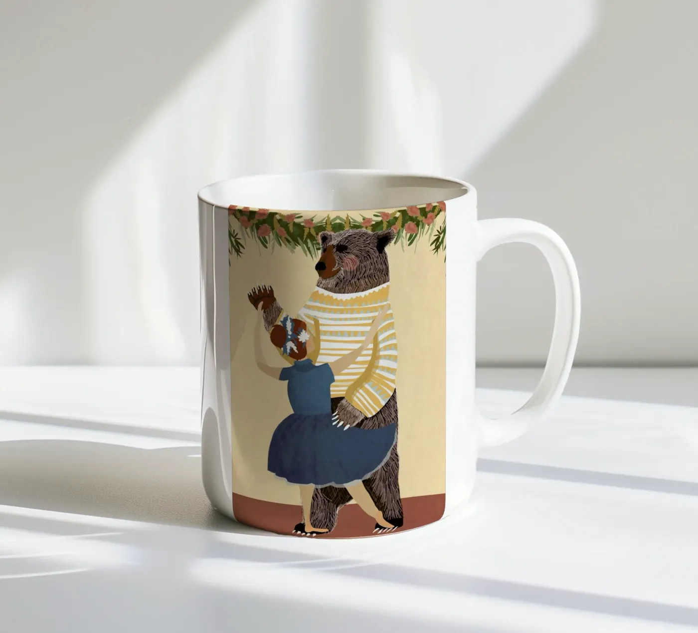 Dance ceramic mug by Amalia Restrepo