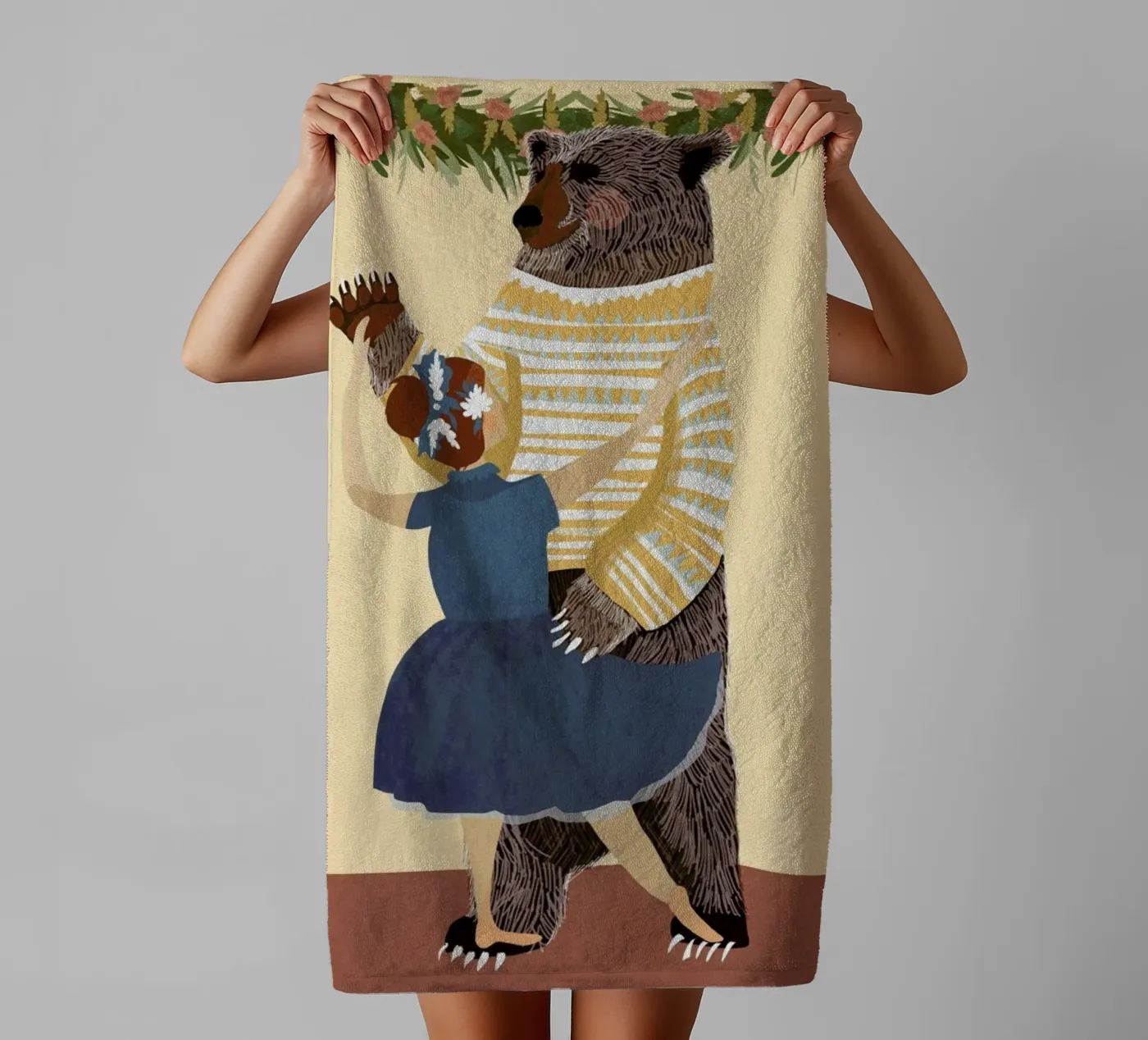 Dance badhanddoek van Amalia Restrepo