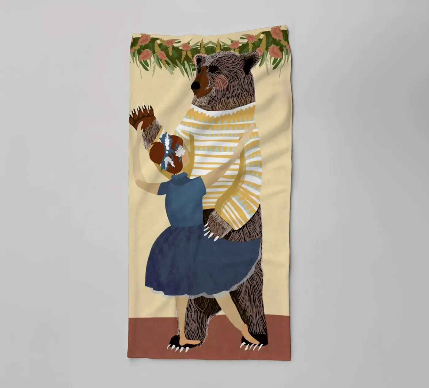 Dance badhanddoek van Amalia Restrepo