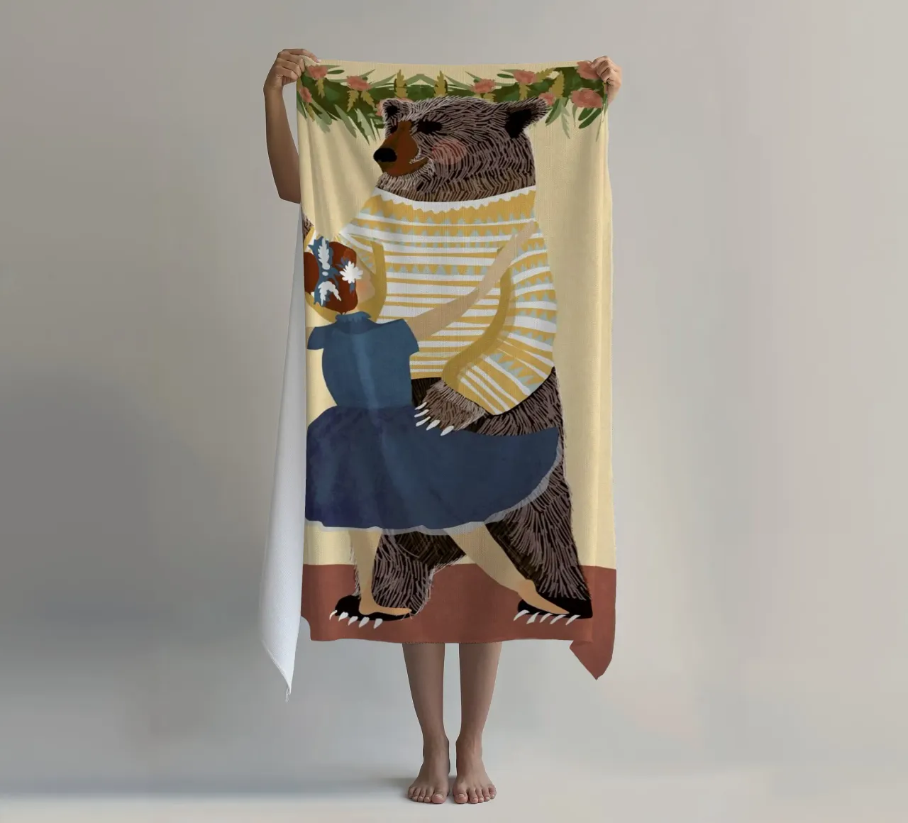 Dance strandhanddoek van Amalia Restrepo