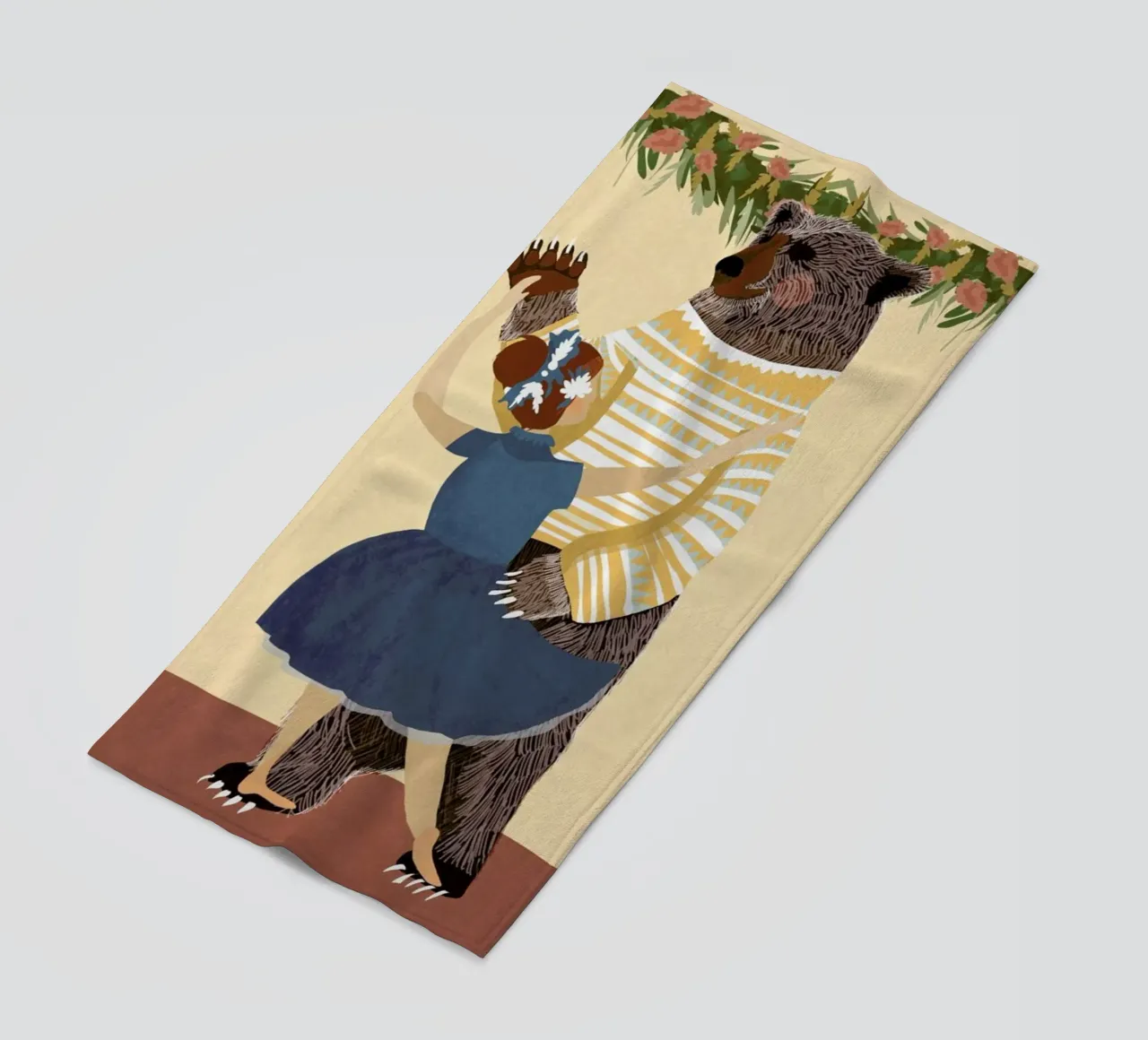 Dance strandhanddoek van Amalia Restrepo