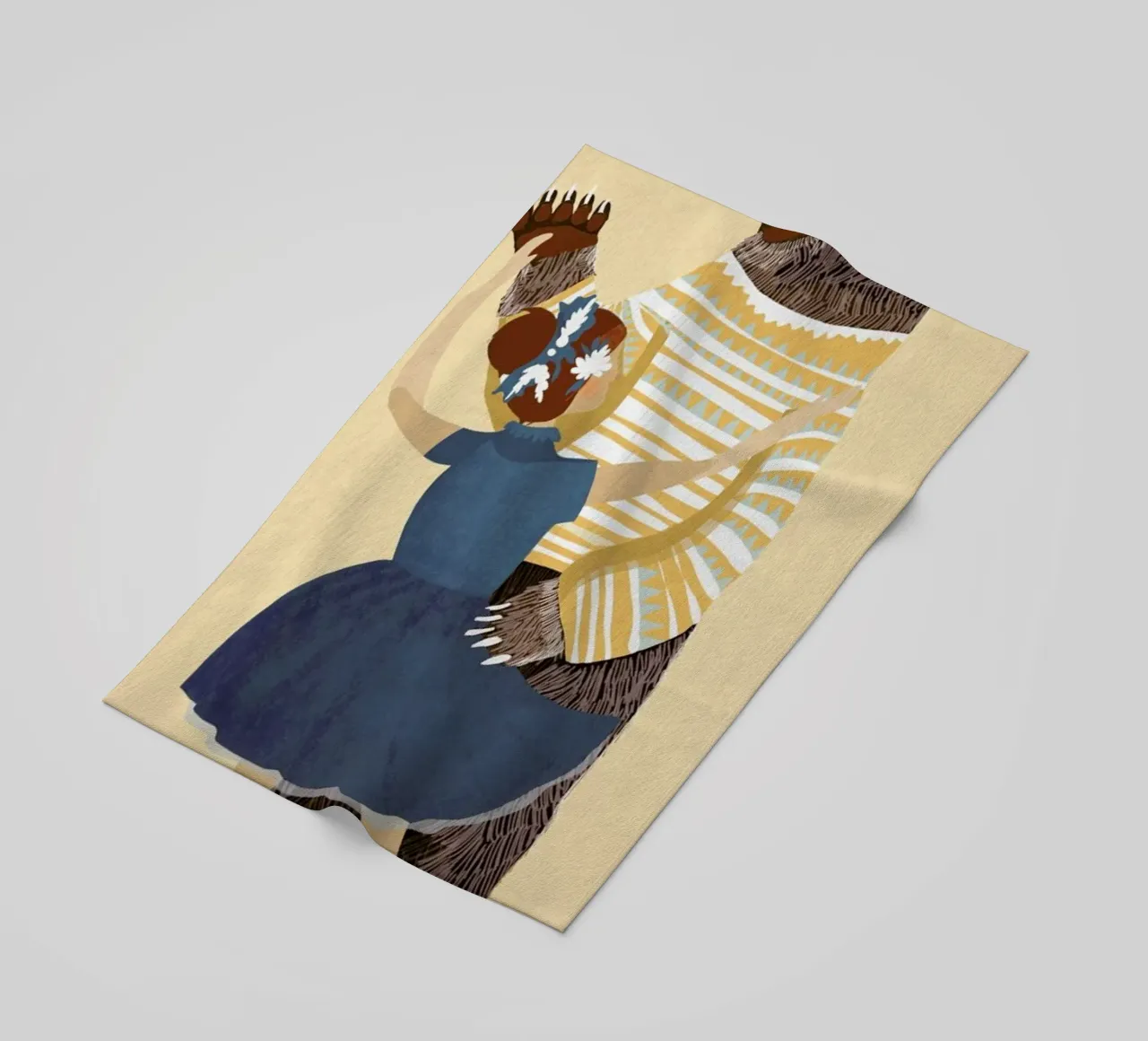 Dance strandhanddoek van Amalia Restrepo