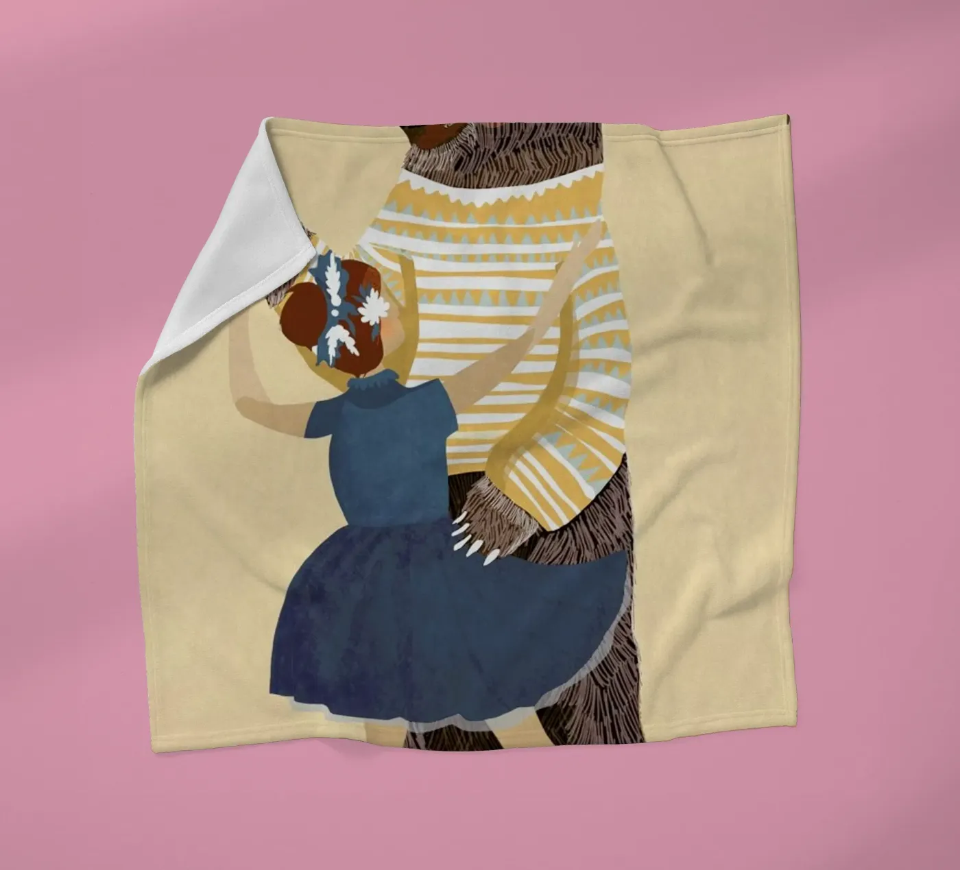 Dance fleecedeken van Amalia Restrepo