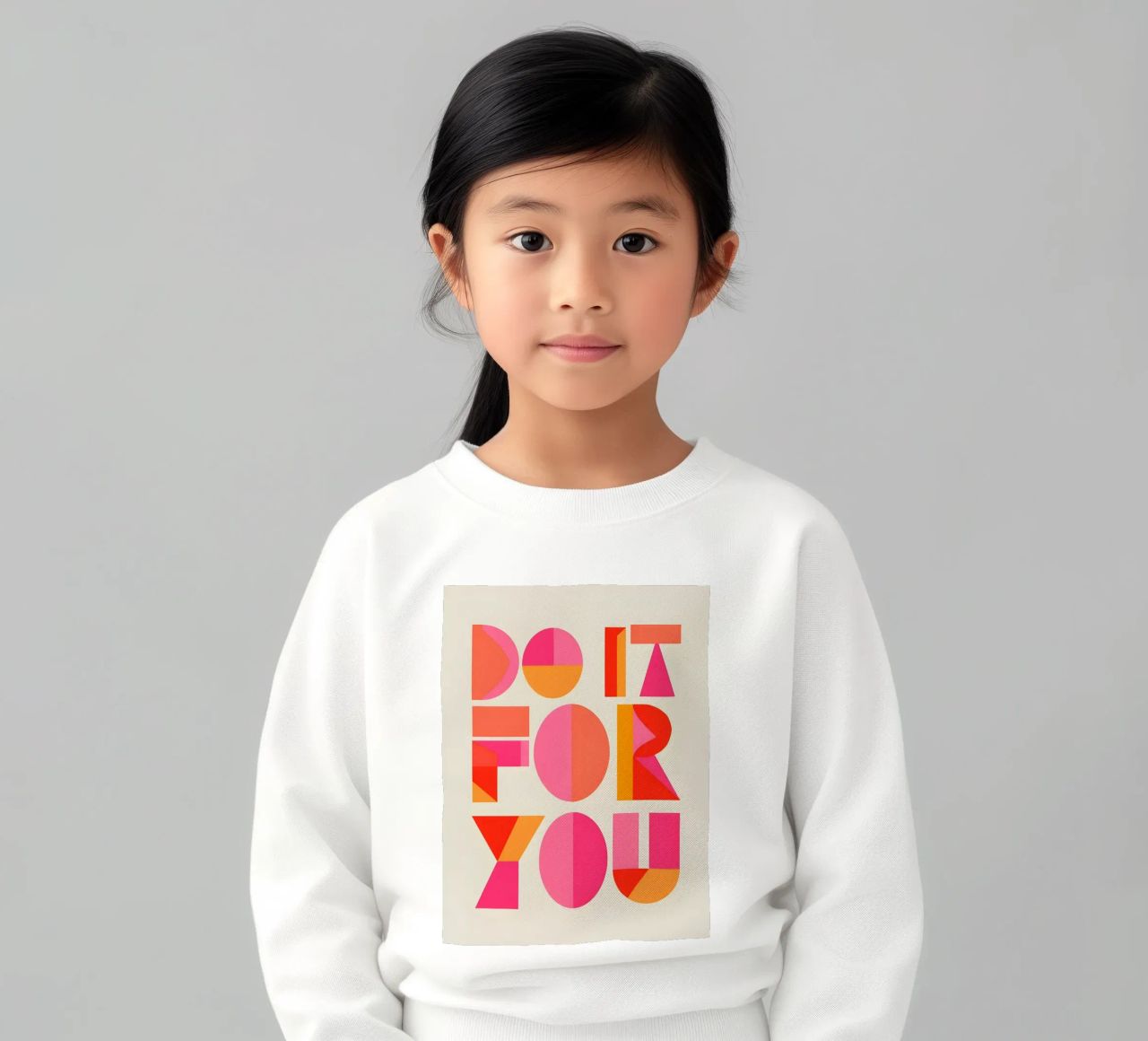 Automotivación geométrica sudadera para niño de inspirational quote