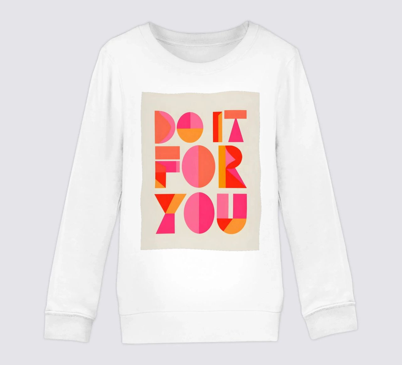 Automotivación geométrica sudadera para niño de inspirational quote