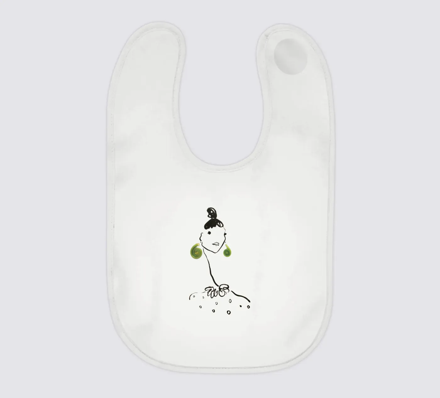 Fiddlehead bavoir de Gretchen Roehrs