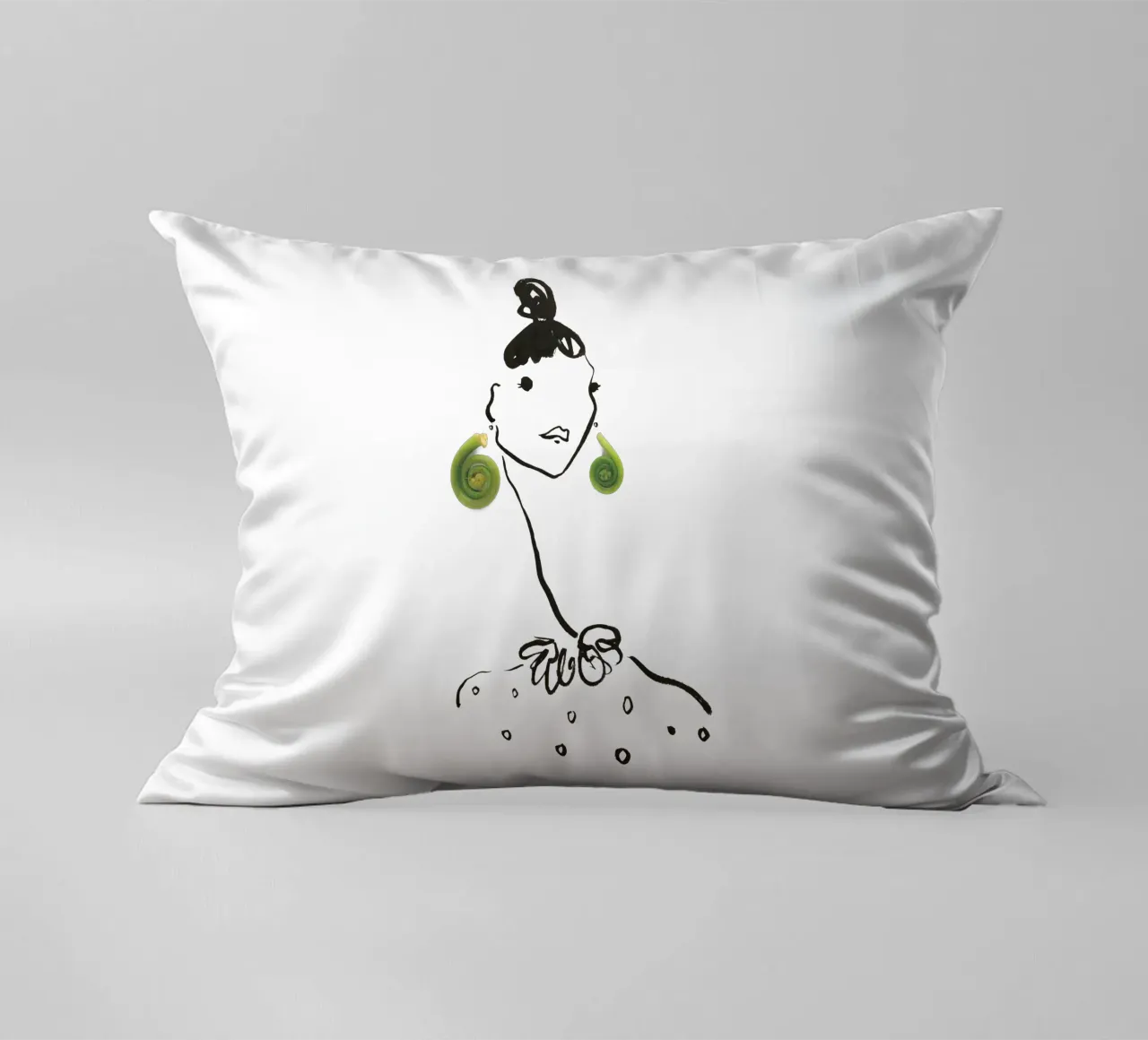 Fiddlehead cuscino da Gretchen Roehrs