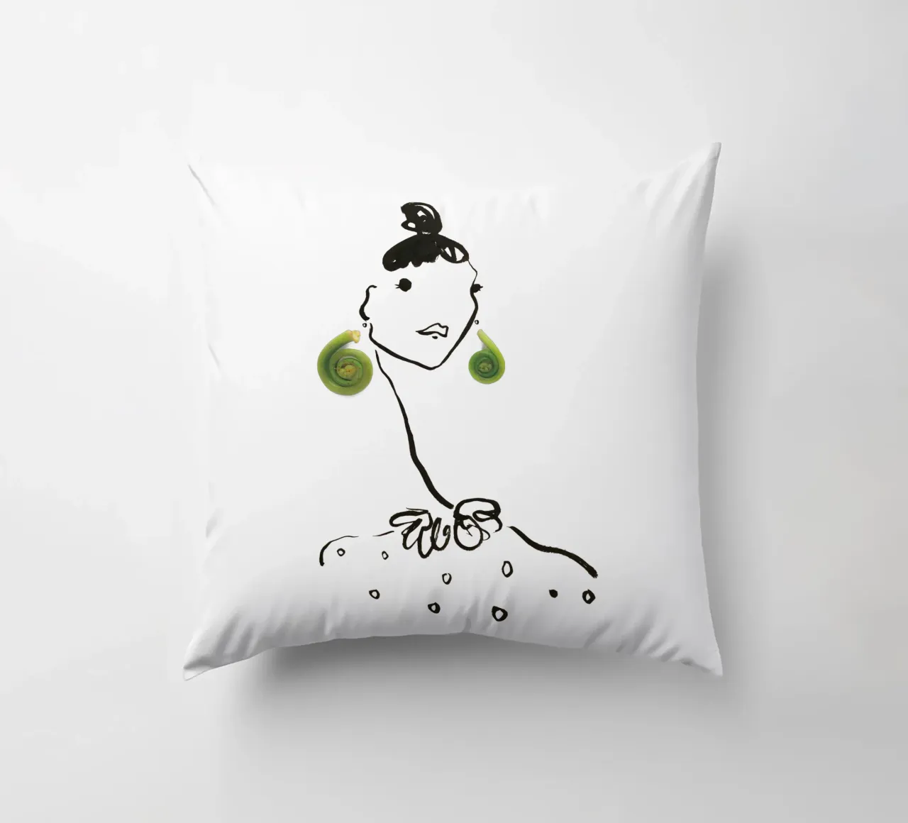 Fiddlehead cuscino da Gretchen Roehrs