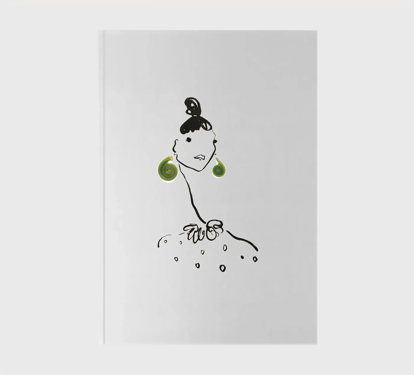 Fiddlehead notebook by Gretchen Roehrs