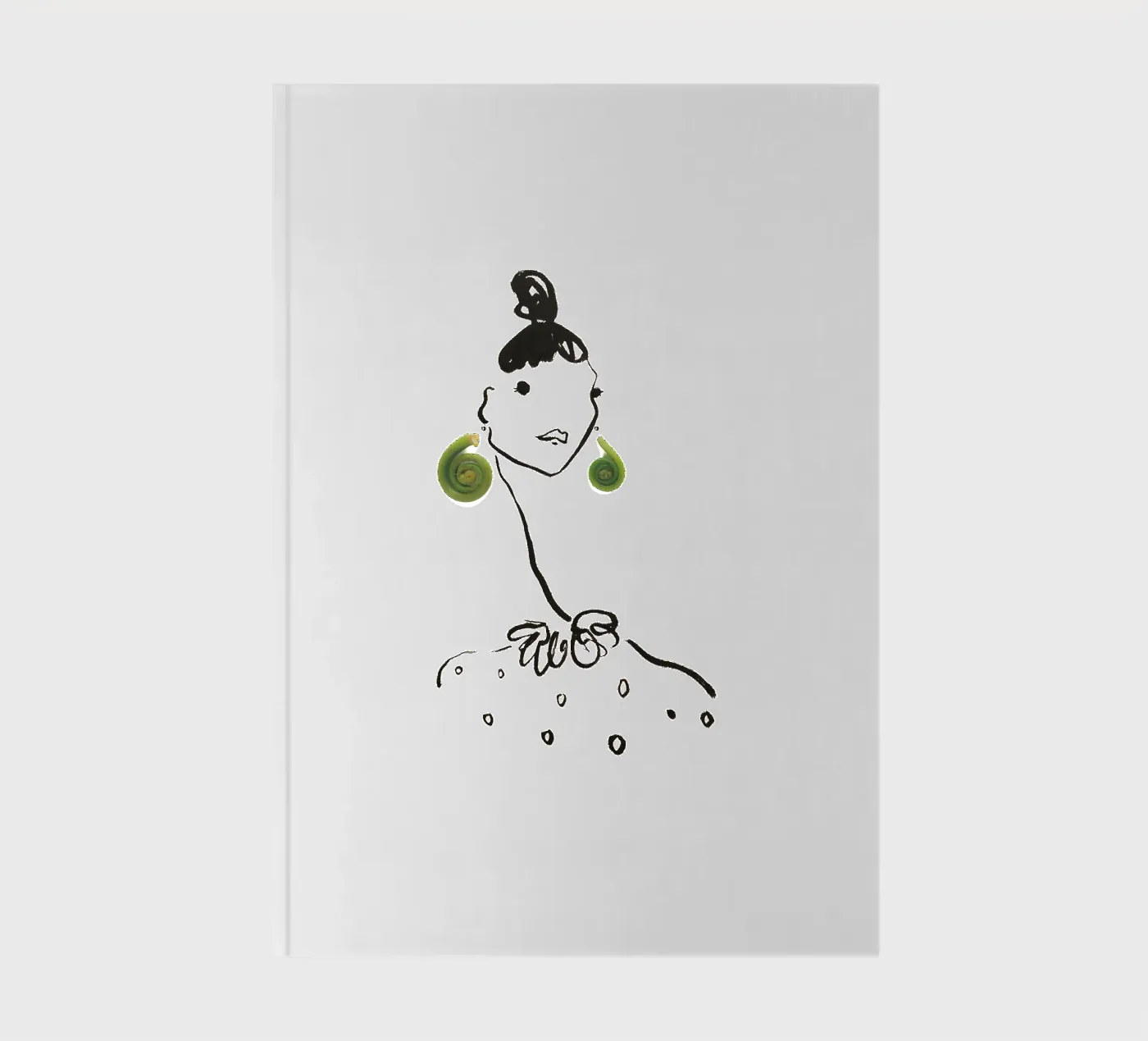 Fiddlehead notebook by Gretchen Roehrs