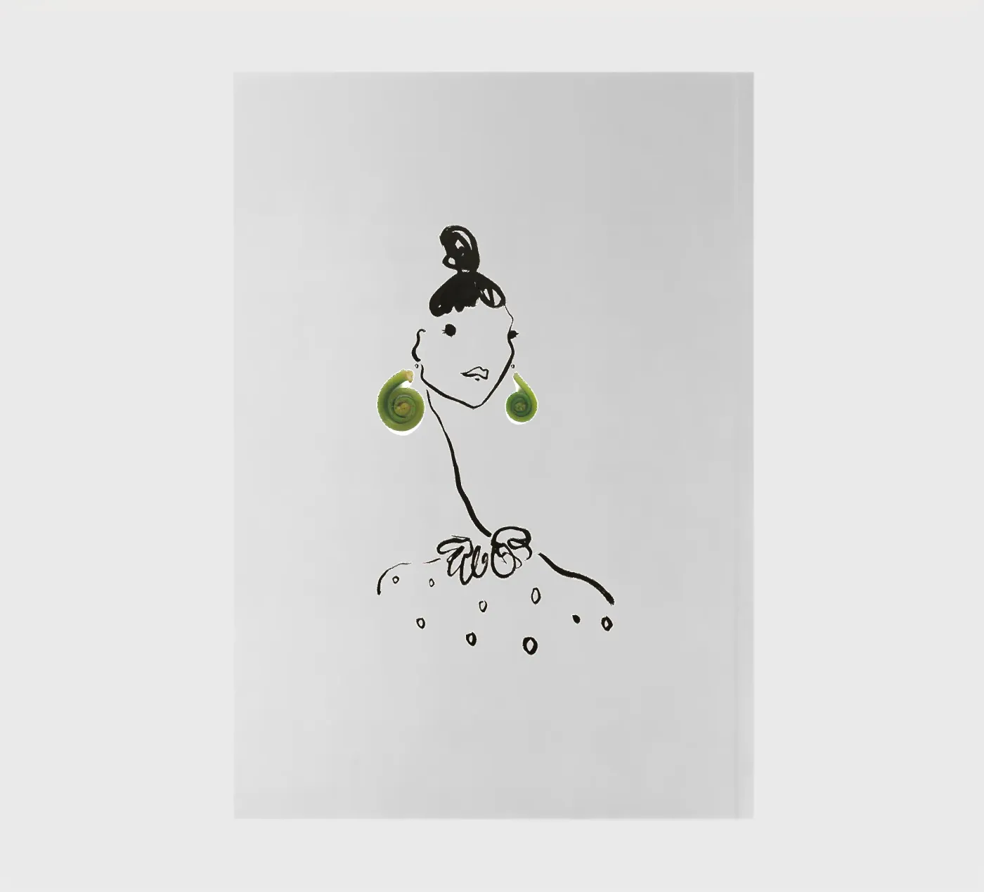 Fiddlehead notebook by Gretchen Roehrs