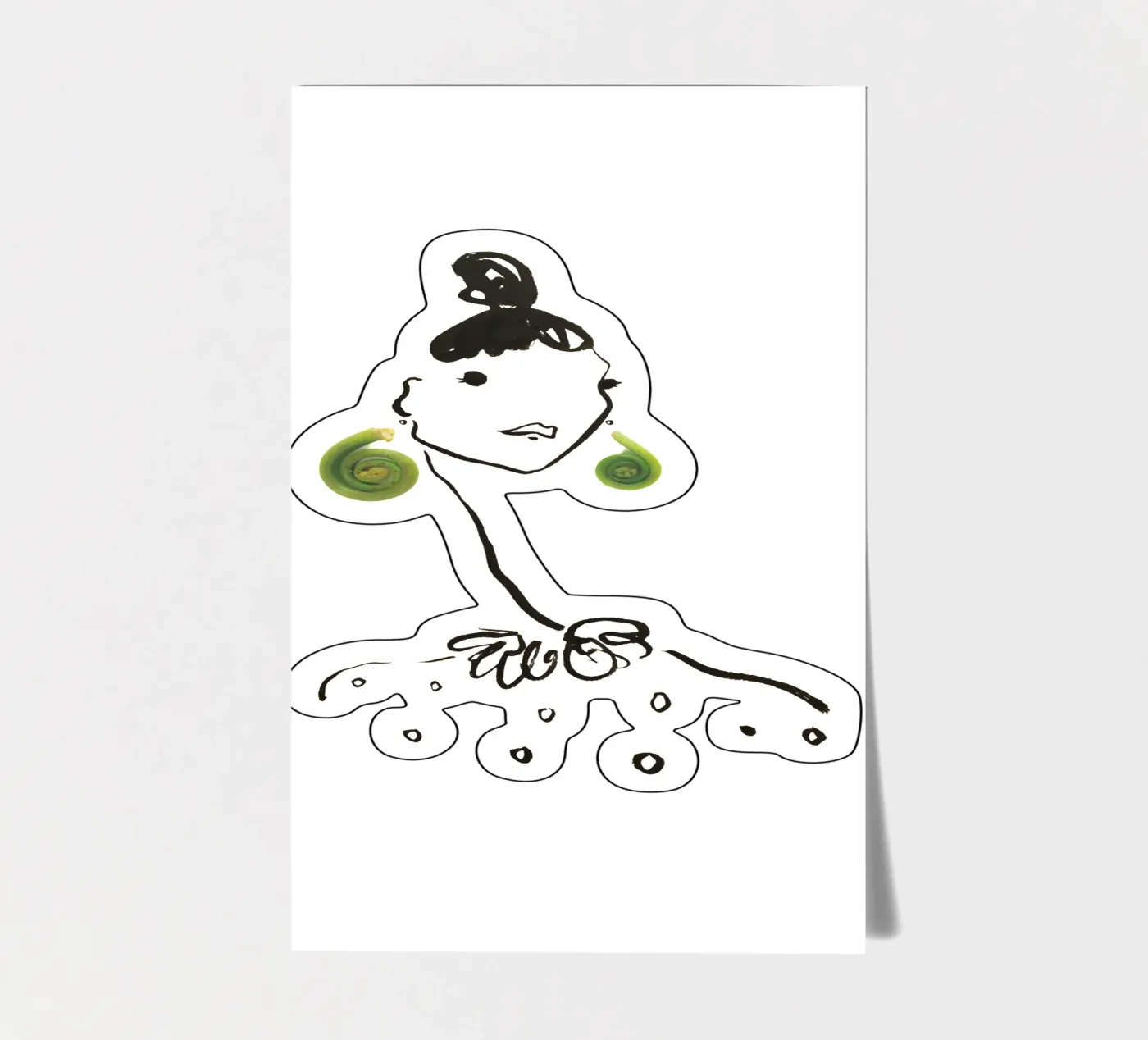 Fiddlehead stickervel van Gretchen Roehrs