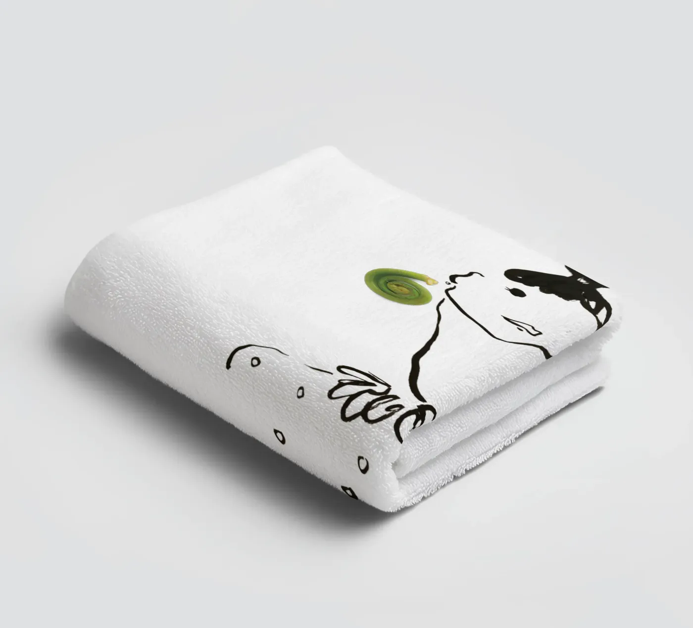 Fiddlehead badhanddoek van Gretchen Roehrs