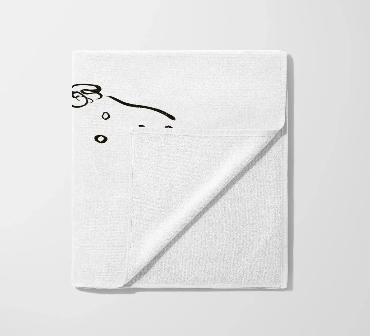 Fiddlehead strandhanddoek van Gretchen Roehrs