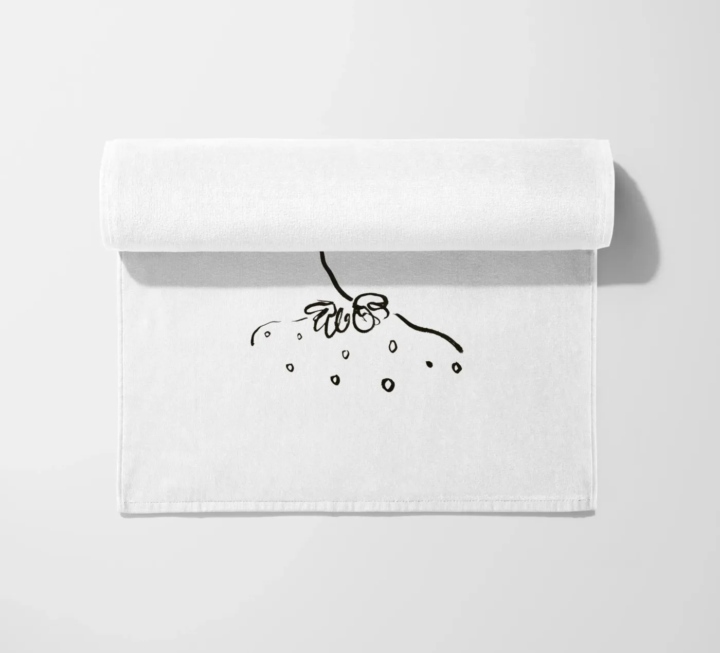 Fiddlehead strandhanddoek van Gretchen Roehrs