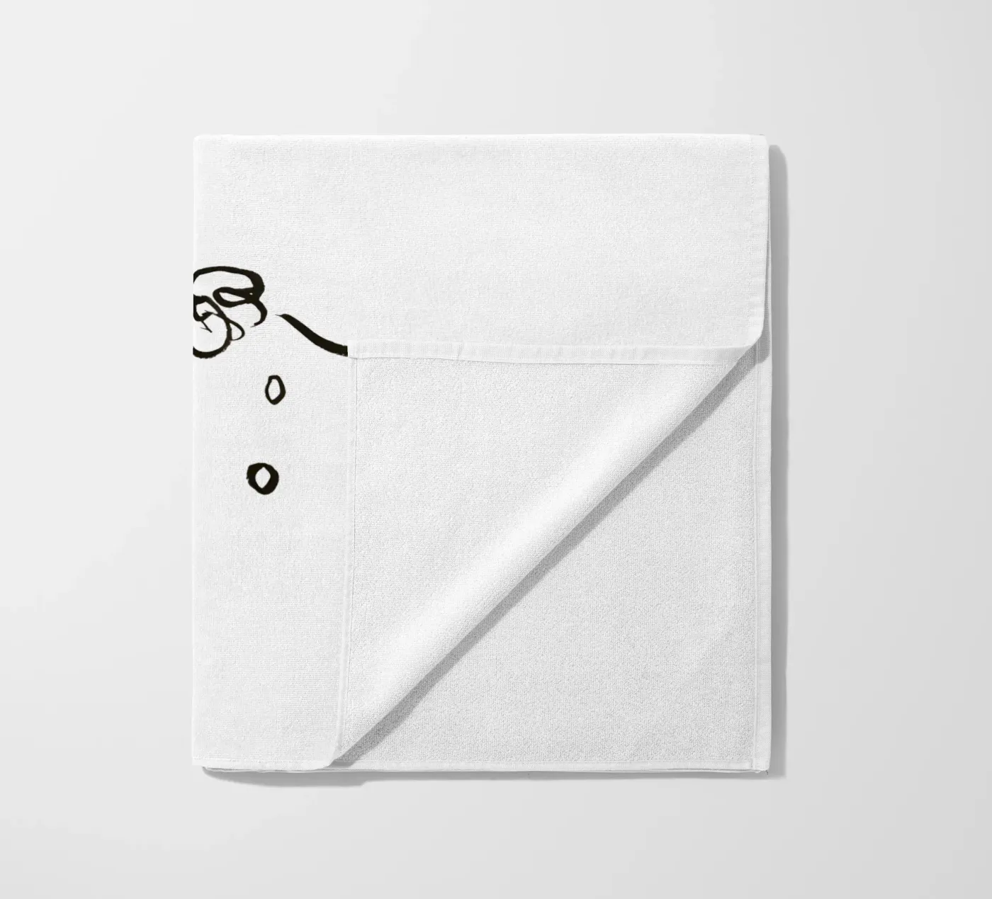 Fiddlehead strandhanddoek van Gretchen Roehrs