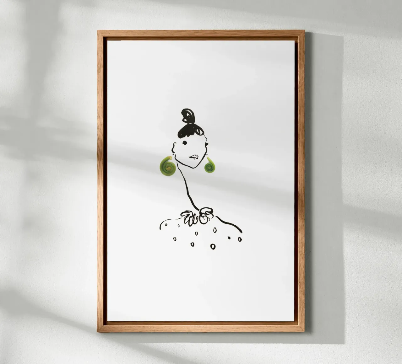 Fiddlehead alluminio dibond da Gretchen Roehrs