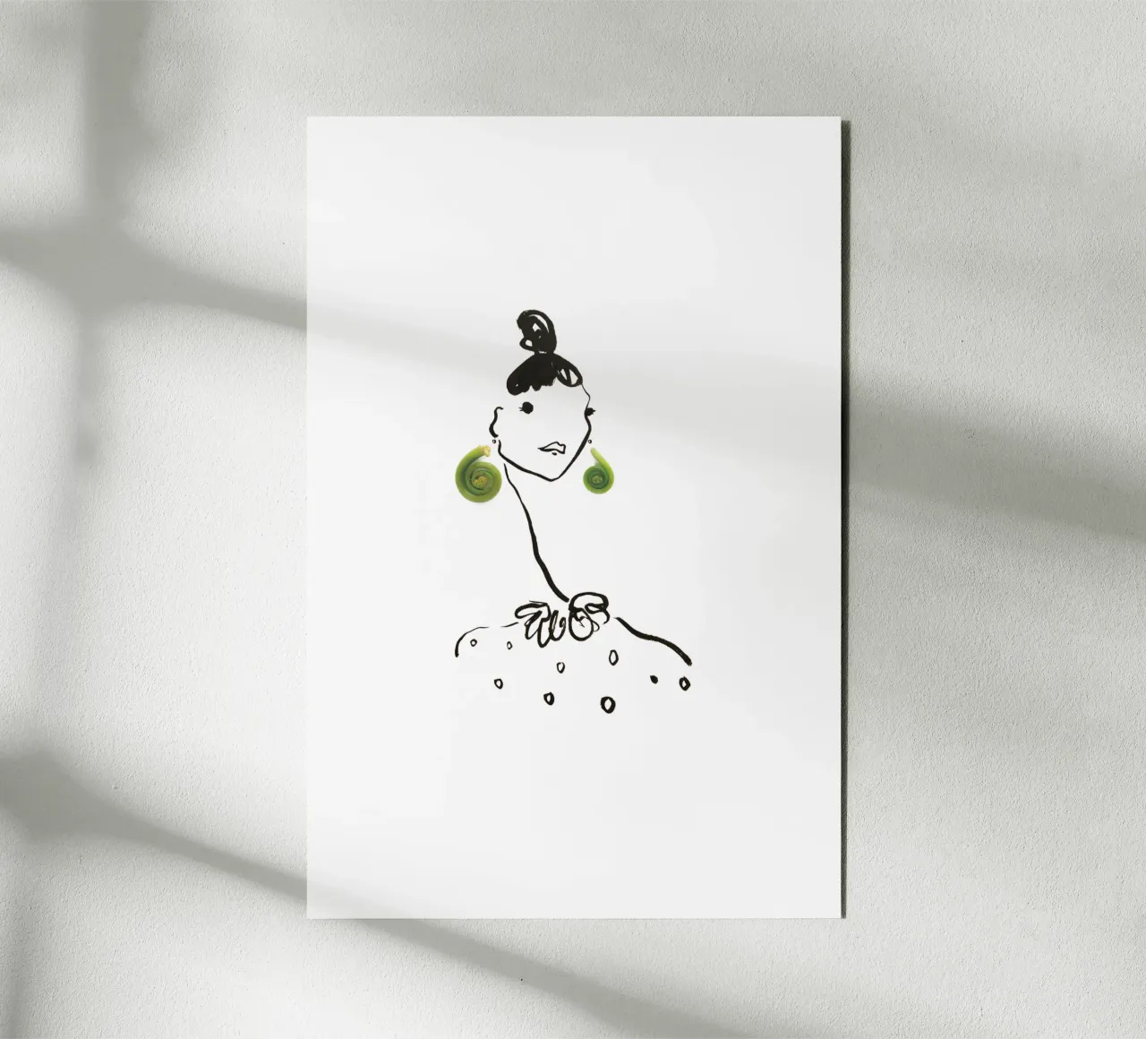 Fiddlehead forex plate by Gretchen Roehrs