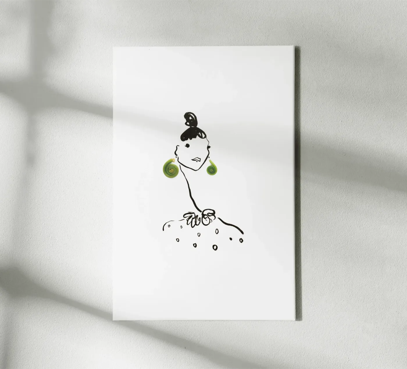 Fiddlehead tela da Gretchen Roehrs