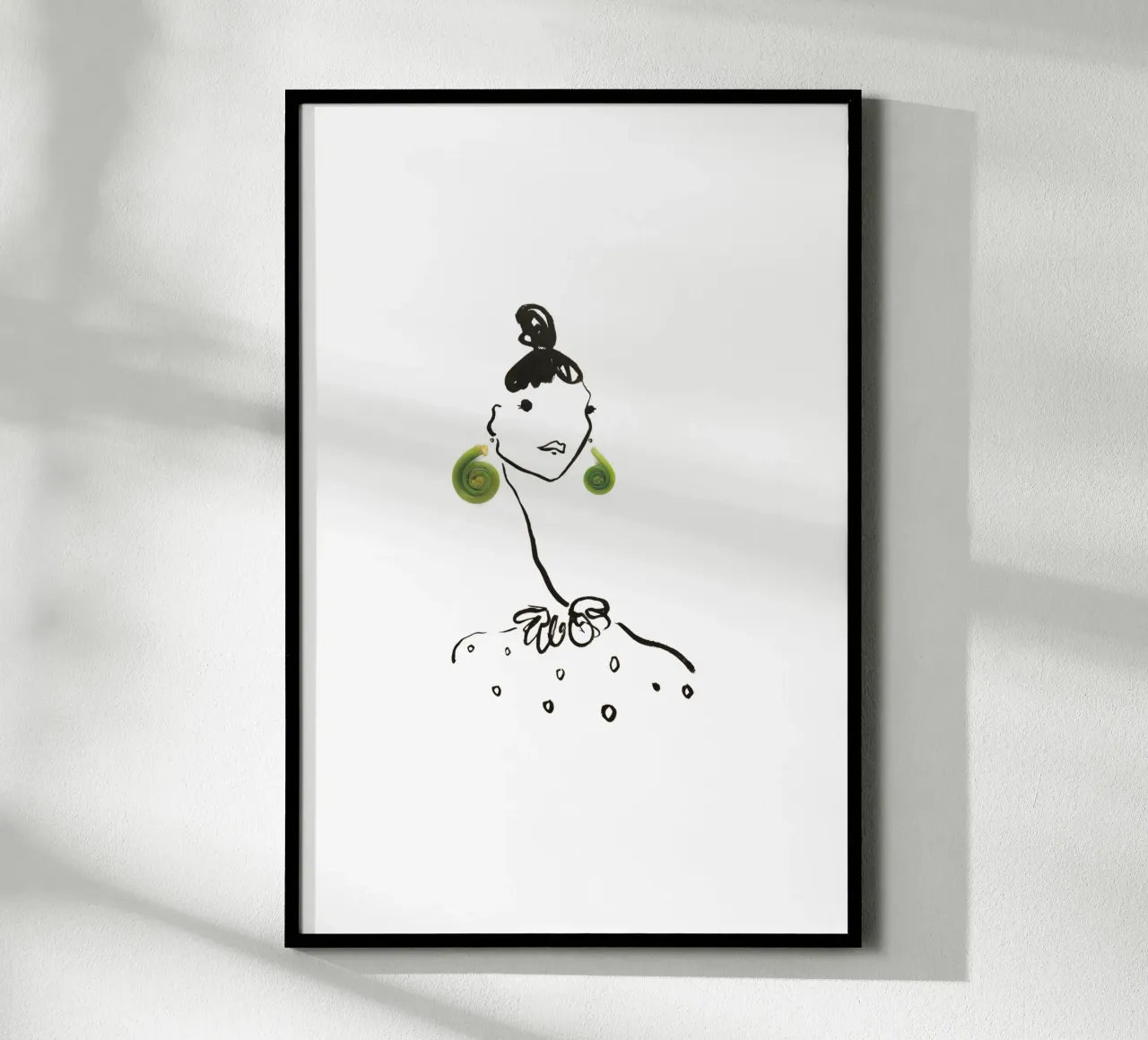 Fiddlehead poster by Gretchen Roehrs