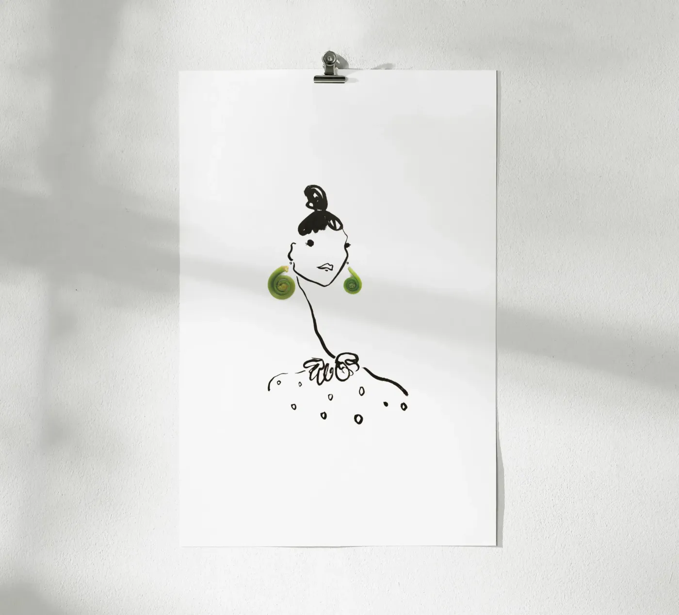Fiddlehead poster de Gretchen Roehrs