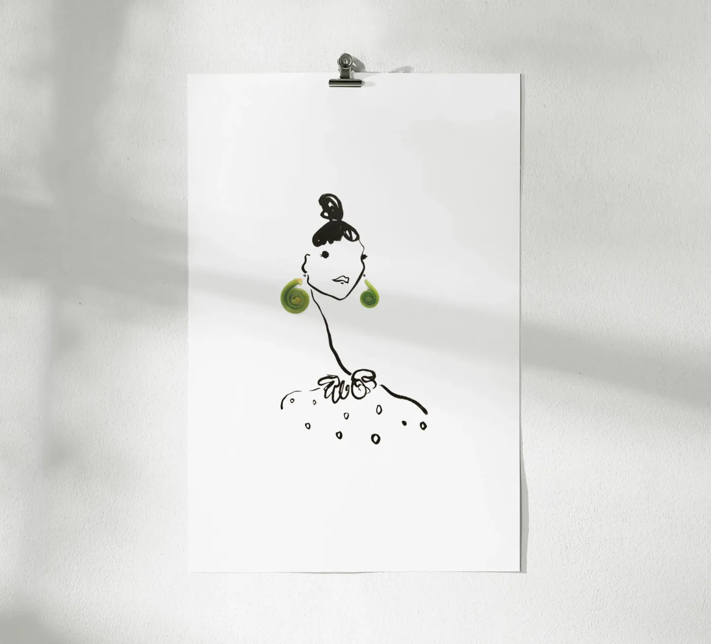 Fiddlehead Poster von Gretchen Roehrs