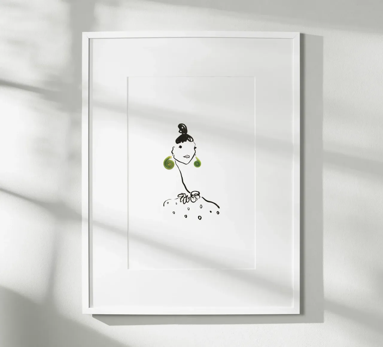 Fiddlehead poster by Gretchen Roehrs